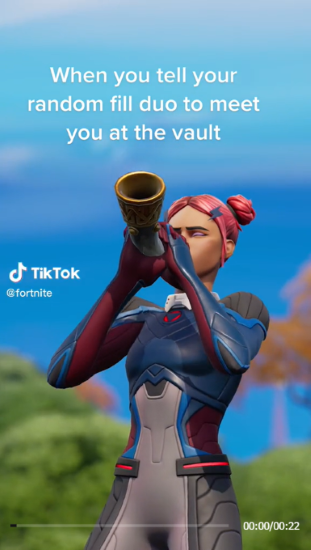 TiTok de Fortnite